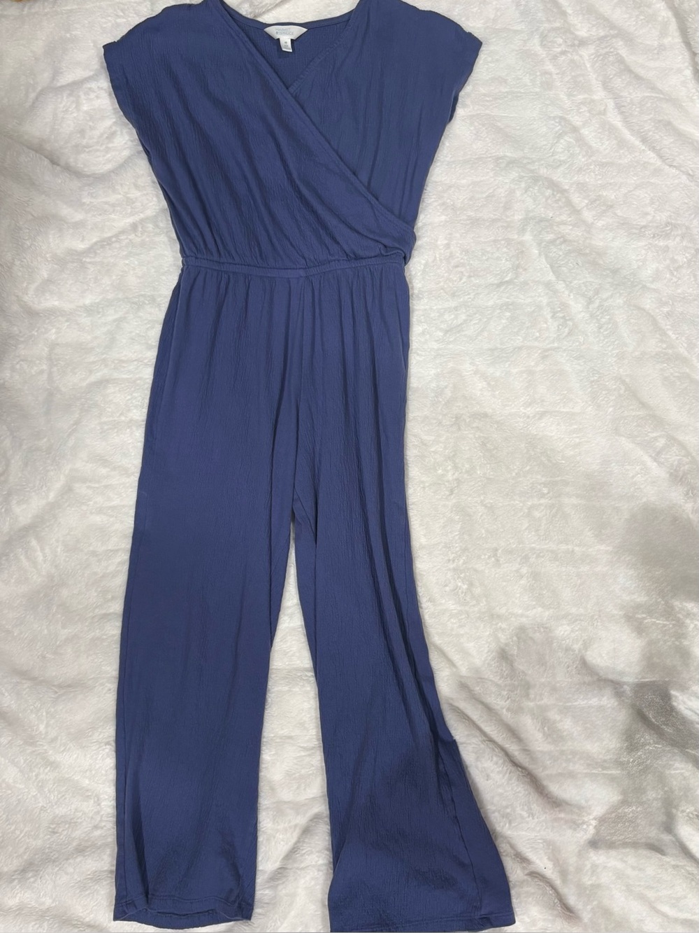 Market & Spruce Stitch Fix Girls Blue Wide Leg Jumpsuit Size M (8/10)